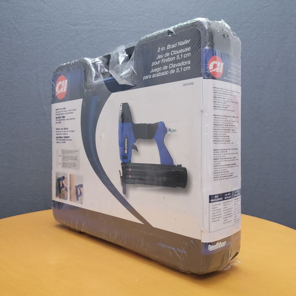 Campbell Hausfeld 2-in-1 Brad Nailer and Air Stapler up to 2” Brad Nail